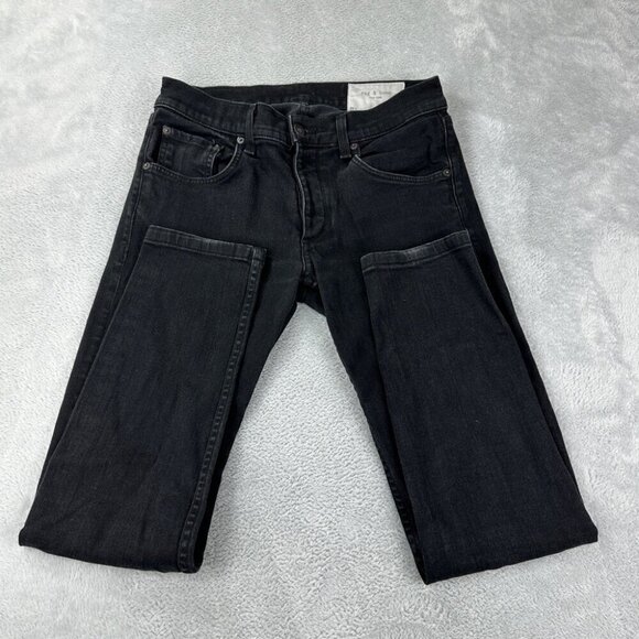 Rag & Bone Black Denim Skinny Jeans Men’s Size 32 US - Picture 6 of 11
